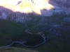 Memminger Hütte bei Sonnenuntergang
