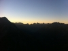 Sonnenuntergang auf dem Seekogel